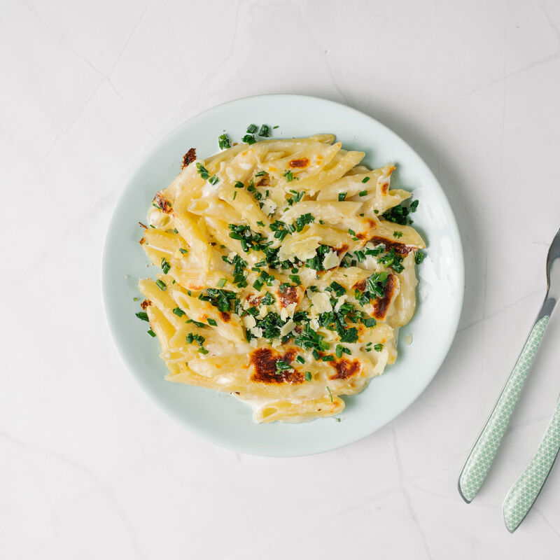 Mac and cheese emmental et tomme