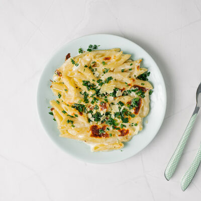 Mac and cheese emmental et tomme