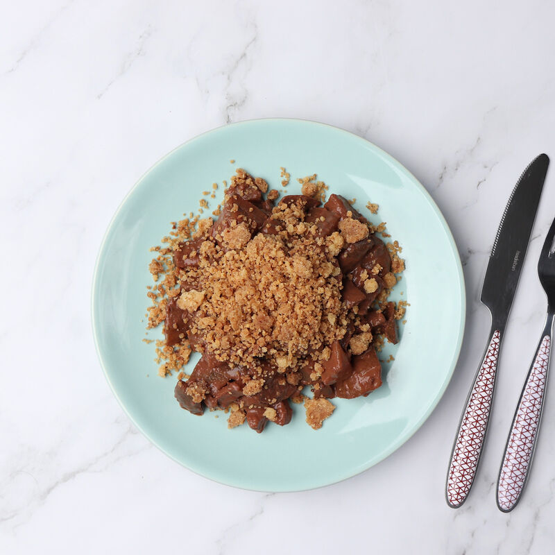 Crumble poire et chocolat
