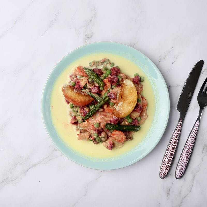 Curry d'été au lait de coco et citron vert