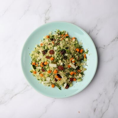 Taboulé aux courges et herbes du jardin