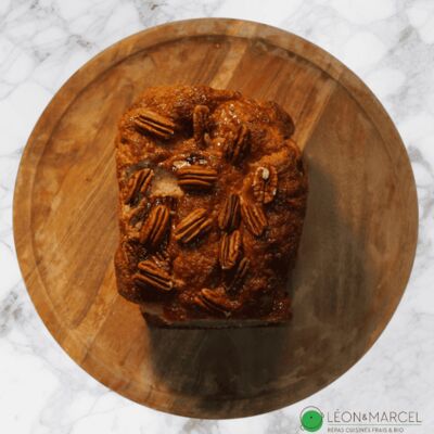 Gâteau noix de pecan et caramel au sel de Guerande