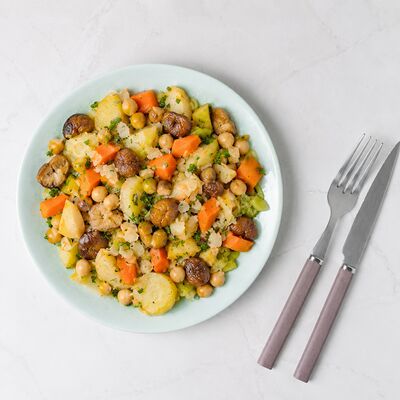 Ragoût de légumes d'automne et pois chiche